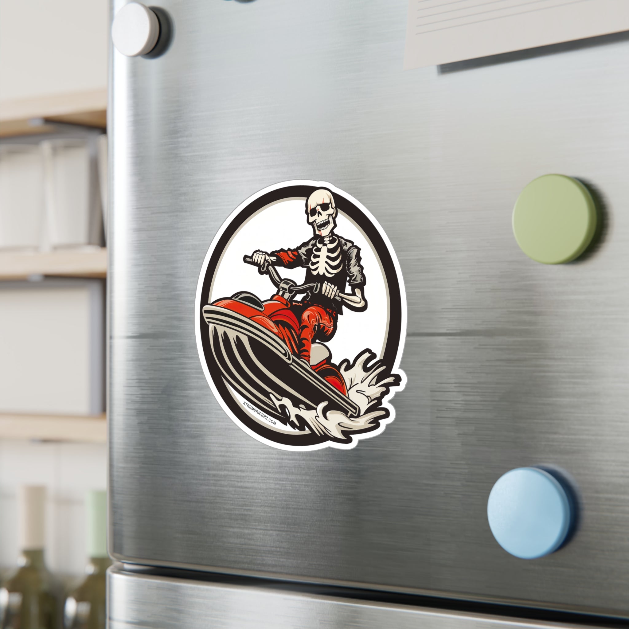 Skeleton on Jet Ski- Xtreme Riderz- Vinyl Decals
